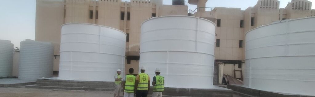 فيبر جلاس (GRP) اسطواني راسي تجميعي