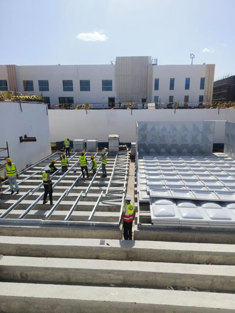 خزان فيبر جلاس (GRP) مربع تجميعي بانلز